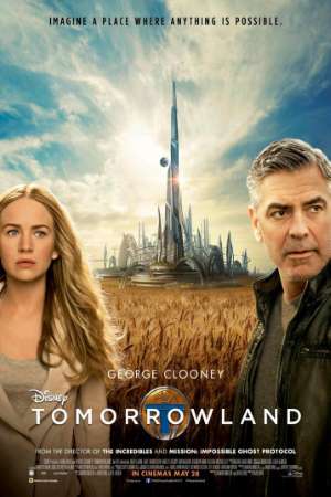 Download Tomorrowland (2015) English {Hindi Subtitle} Movie 480p | 720p BluRay 400MB | 900MB